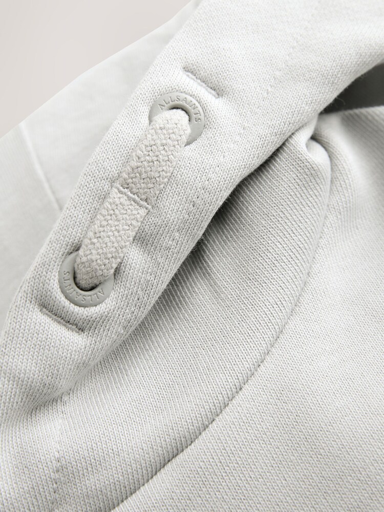 smALLSAINTS Grey Oversized Underground Pullover Hoodie - Image 8 of 8
