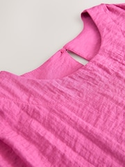 Pink Textured Boxy T-Shirt - Image 6 of 6