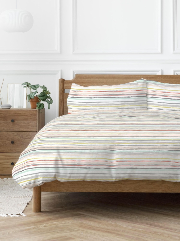 Copenhagen Home Painterly Stripe Duvet Cover Set - Imagen 1 de 3
