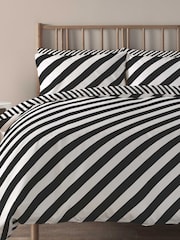Copenhagen Home Diagonal Stripe Duvet Cover Set - Imagen 2 de 2