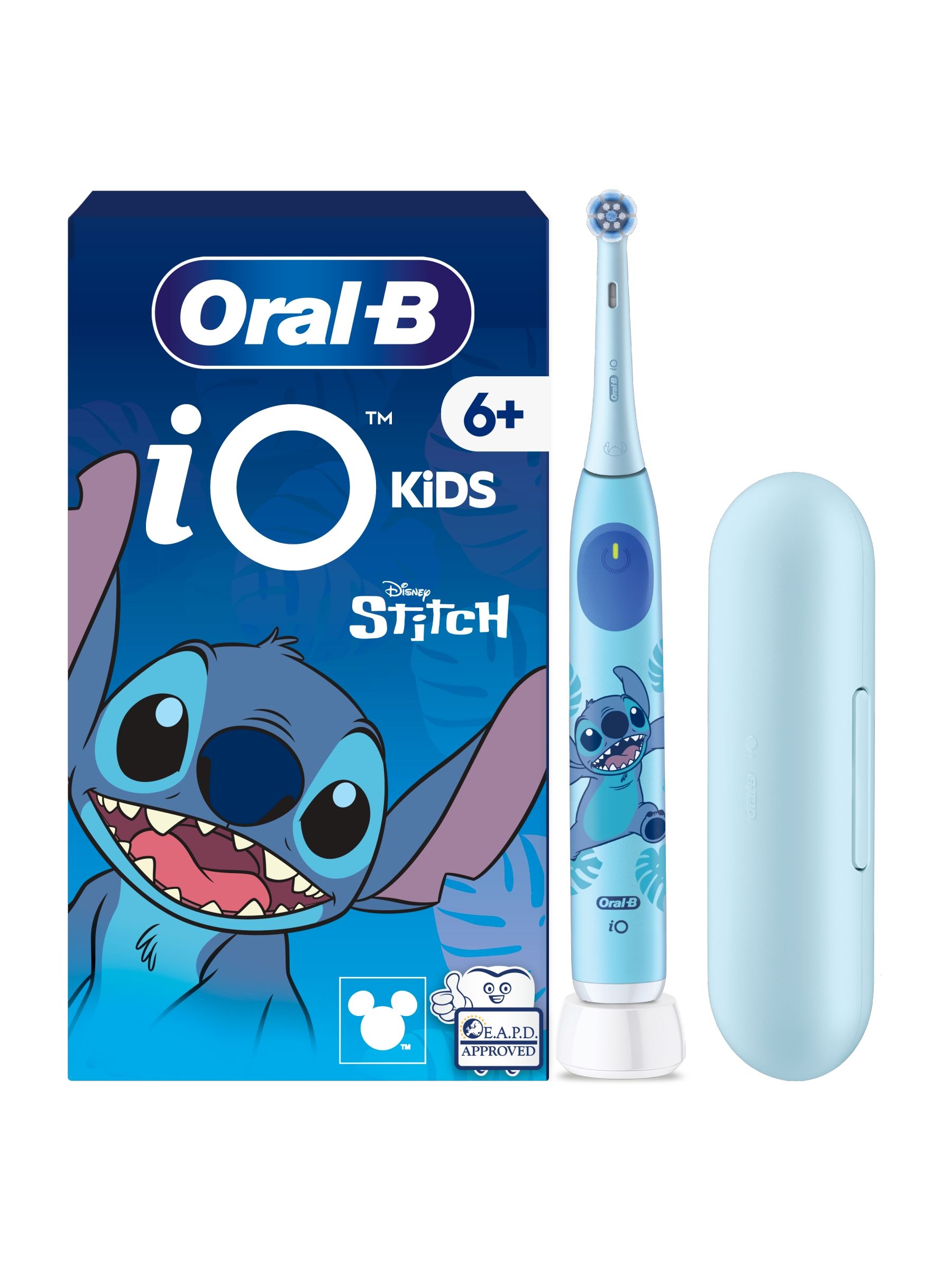 Oral-B Kids Disney Electric Toothbrush IO Stitch 6+ Includes Head Travel Case - Image 10