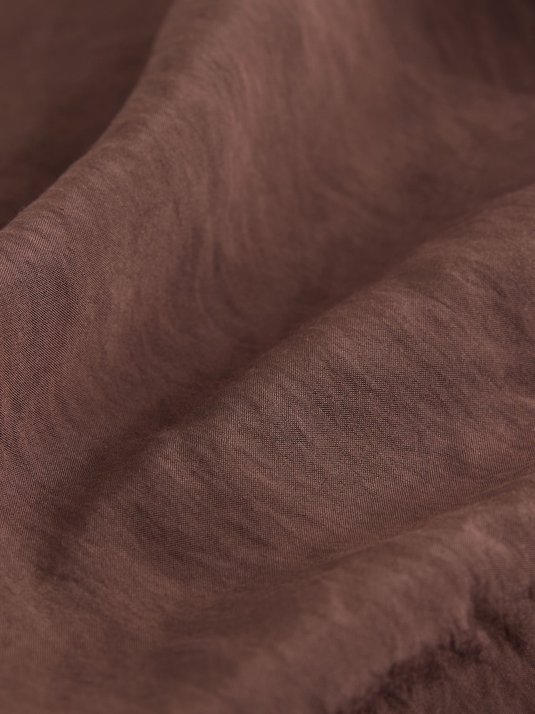 Chocolate Brown Hardware Detail Halter Top - Image 2 of 3