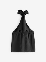 Black Hardware Detail Halter Top - Image 6 of 8