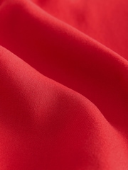 Red Sleeveless Bubblehem Cami Top - Image 7 of 7