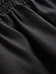 Black Tassel Strappy Cami With Linen - Image 6 of 6