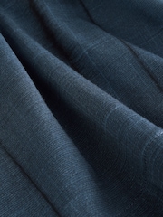 Blue Print 100% Cotton Volume Sleeve V-Neck Blouse - Image 3 of 3