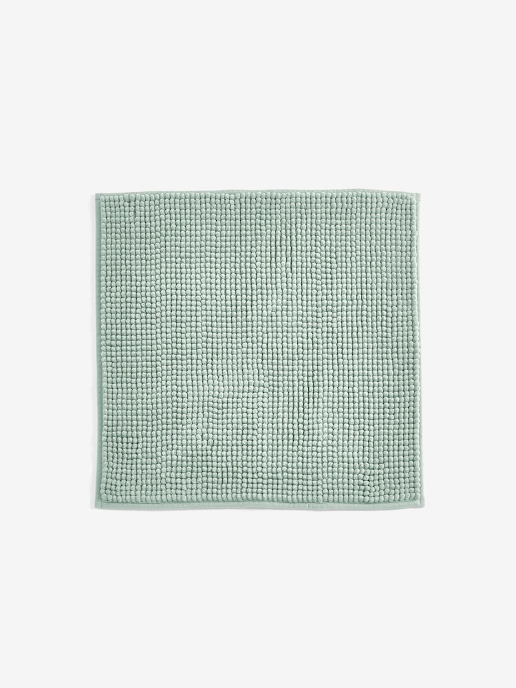 Light Sage Green Bobble Bath Mat - Image 2 of 2 Light Sage Green Bobble Bath Mat - Image 2 of 2