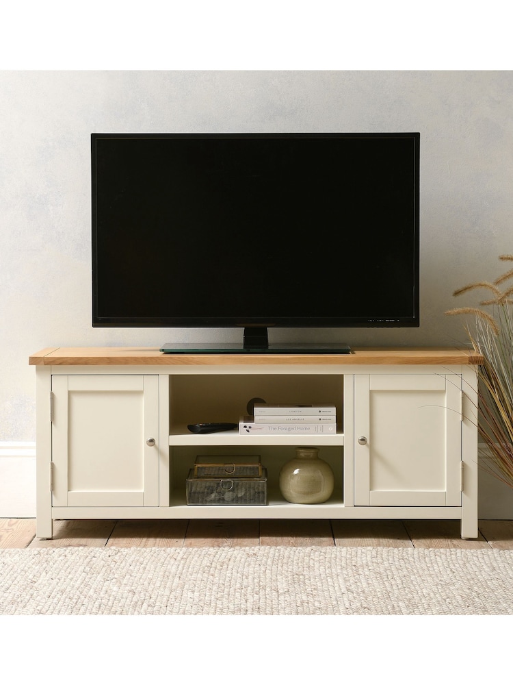 Cotswold Company Classic Cream Simply Cotswold TV Stand - Image 1 of 5