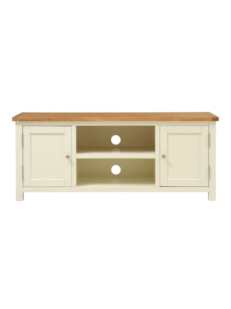 Cotswold Company Classic Cream Simply Cotswold TV Stand - Image 2 of 5