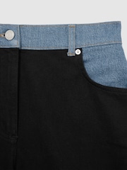 Reiss Maddie Colour-Block Straight-Leg Jeans - Bild 7 von 8