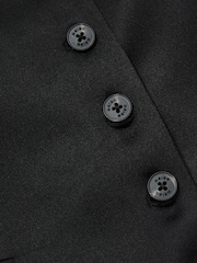 Reiss Black Millie Single-Breasted Tailored Waistcoat - Image 7 of 7