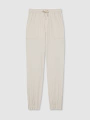 Stone - Reiss Climb Drawstring Technical Cuffed Trousers - Bild 2 von 7