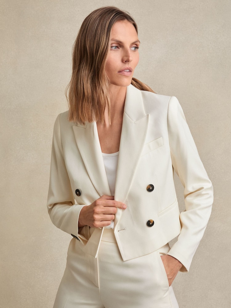 Reiss – zweireihiger, kurz geschnittener Blazer „Millie“ - Bild 1 von 6 Reiss – zweireihiger, kurz geschnittener Blazer „Millie“ - Bild 1 von 6