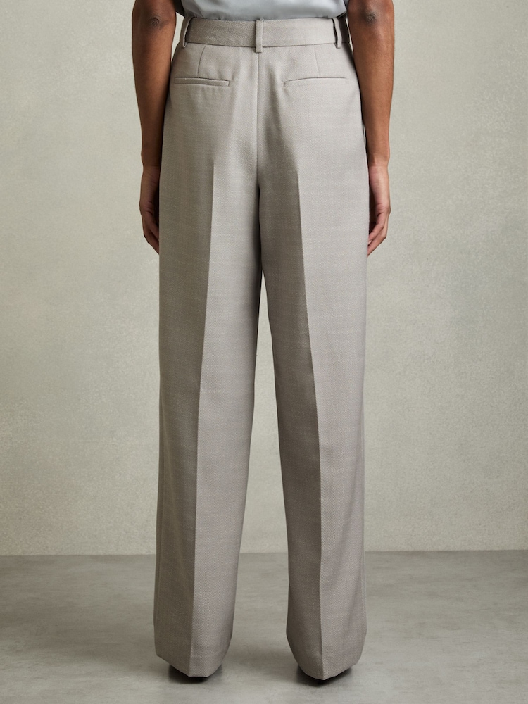 Reiss Harper Wool-Blend Wide-Leg Suit Trousers - Image 5 of 6