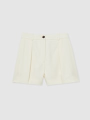 Cream - Reiss – Shorts „Millie“ im Tailored-Fit mit einer einzelner Bundfalte - Image 2 of 6