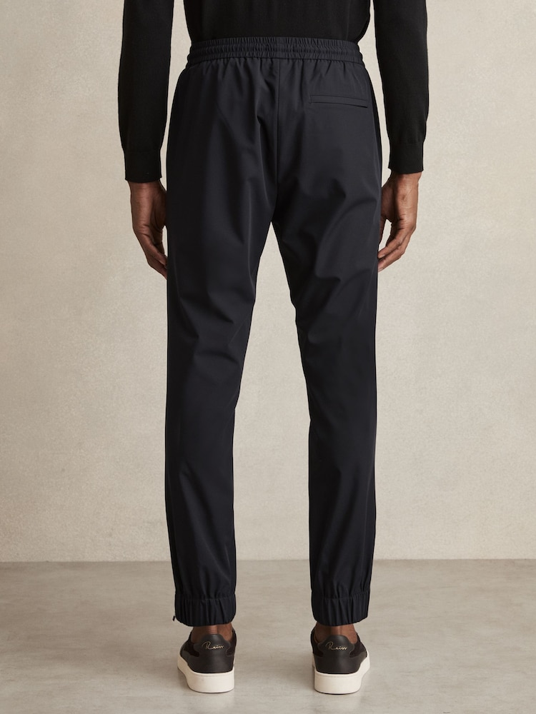 marine - Pantalon technique Reiss Climb à cordon de serrage et chevilles resserrées - Image 6 of 7