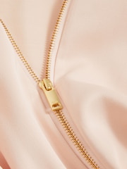 Atelier Zipped Satin Maxi Dress with Virgin Wool - Image 5 of 5