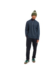 Middleton Ultra Soft Knitted Quarter Zip Funnel Neck Sweater - Image 4 of 6