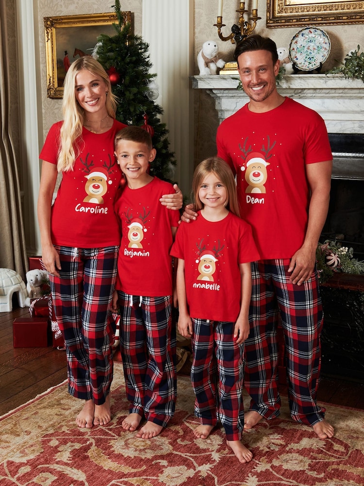 Personalised Babygrow Christmas Reindeer 100% Cotton Sleepsuit by Stitch Style - Image 2 of 5