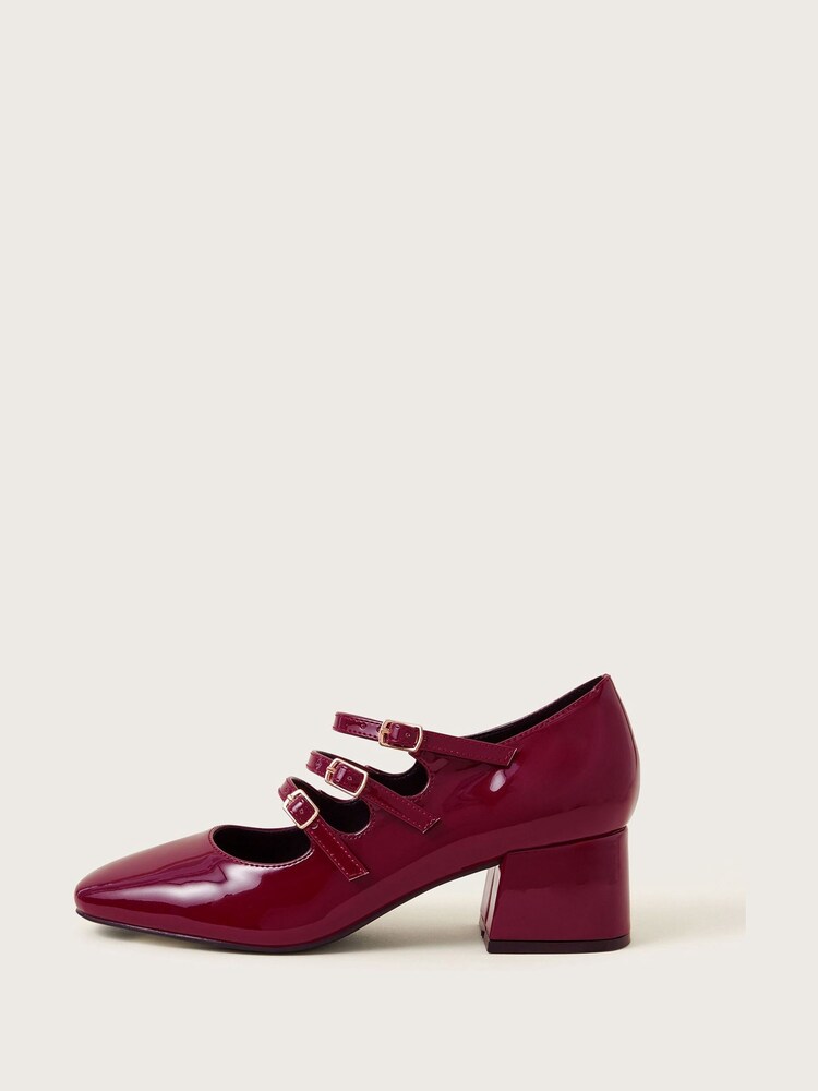 Rojo - Monsoon Gwen Patent Mary Jane Heels - Imagen 2 de 3 Rojo - Monsoon Gwen Patent Mary Jane Heels - Imagen 2 de 3