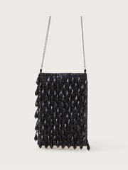 Monsoon Black Tess Tear Drop Phone Bag - Image 1 of 4