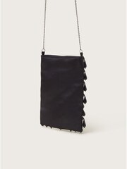 Monsoon Black Tess Tear Drop Phone Bag - Image 2 of 4