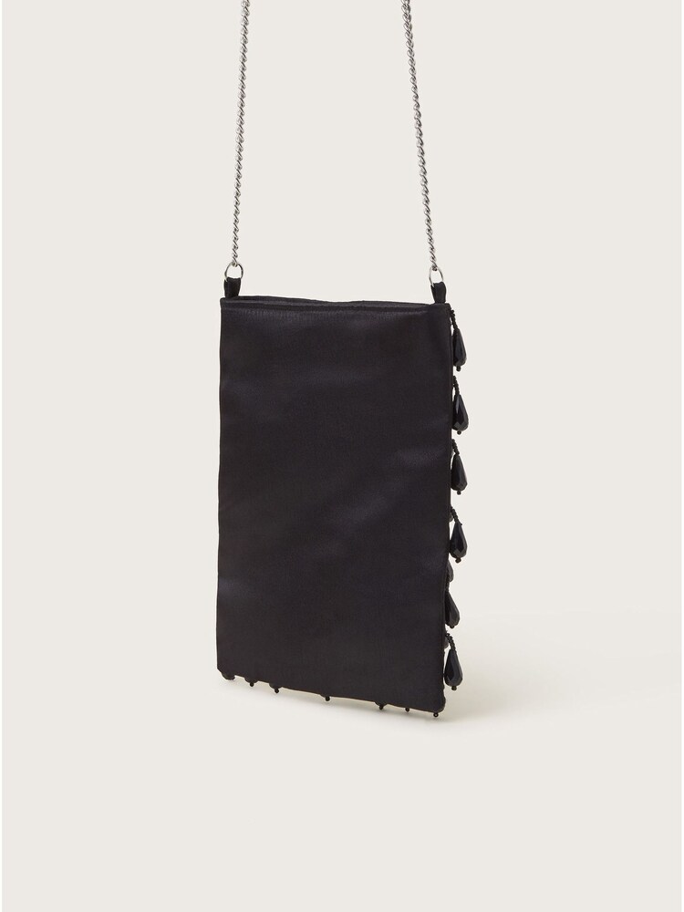 Monsoon Black Tess Tear Drop Phone Bag - Image 2 of 4
