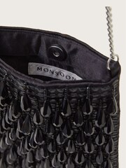 Monsoon Black Tess Tear Drop Phone Bag - Image 3 of 4