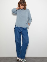 Monsoon Blue Sara Sequin Knit Jumper - Image 2 of 6