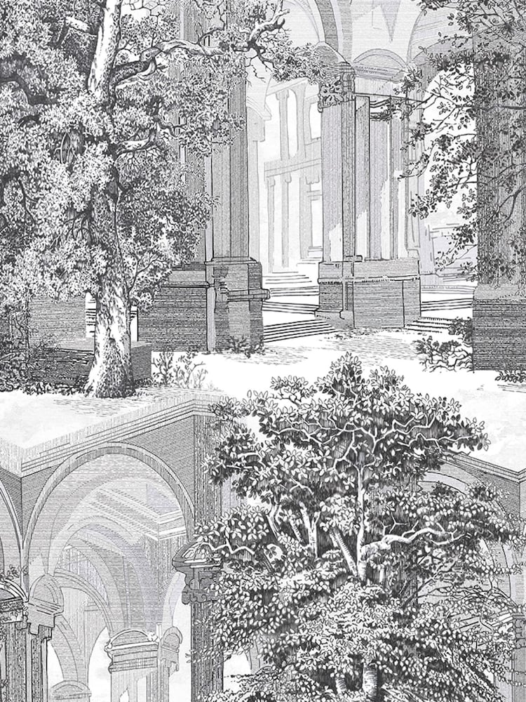Graham & Brown Tattoo Rivington Folly A4 Wallpaper Sample - Image 2 of 4