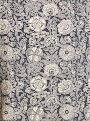 Joules Nia Navy Pleat Front Jersey Top - Image 6 of 8