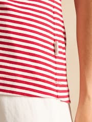 Joues Erin Navy Blue & Red Pack of Two Short Sleeve T-Shirts - Image 10 of 13