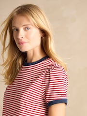 Joues Erin Navy Blue & Red Pack of Two Short Sleeve T-Shirts - Image 6 of 13