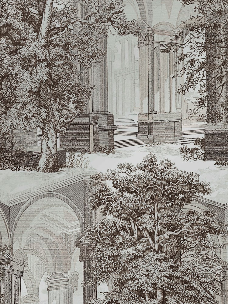 Graham & Brown Dawn Rivington Folly A4 Wallpaper Sample - Image 2 of 4
