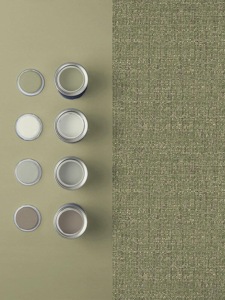 Graham & Brown Green Albion Texture A4 Wallpaper Sample - Image 4 of 4