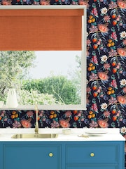 Graham & Brown Navy Physic Garden A4 Wallpaper Sample - Image 1 of 4