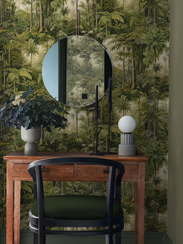 Graham & Brown Lush Green Benmore Ridge A4 Wallpaper Sample - Image 1 of 4