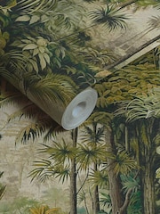 Graham & Brown Lush Green Benmore Ridge A4 Wallpaper Sample - Image 3 of 4