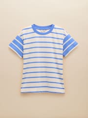 Joules Ellie 2 Pack Multi Short Sleeve Jersey Tops - Image 3 of 9