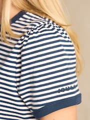 Joules 3 Pack Erin Pink/Green/Navy Multi Short Sleeve Tops - Image 10 of 16