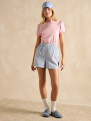Joules 3 Pack Erin Pink/Green/Navy Multi Short Sleeve Tops - Image 12 of 16