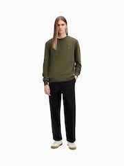 AllSaints Green Raven Crew Sweatshirt - Image 3 of 6