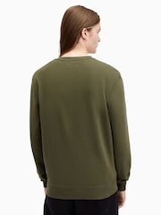 AllSaints Green Raven Crew Sweatshirt - Image 5 of 6