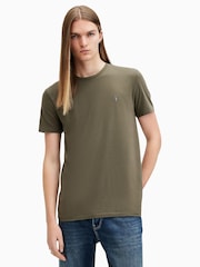 AllSaints Green Tonic Short Sleeve Crew T-Shirt - Image 1 of 6