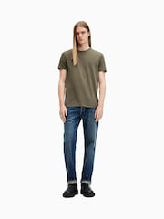 AllSaints Green Tonic Short Sleeve Crew T-Shirt - Image 5 of 6