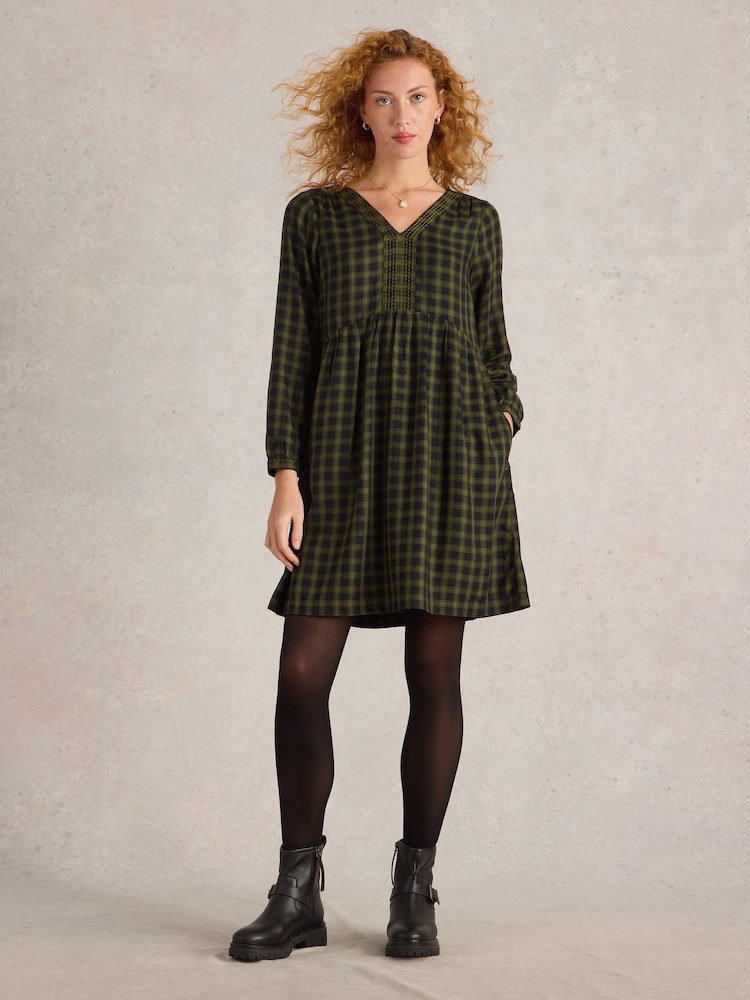 White Stuff Green Penelope Dress - Image 2 of 6