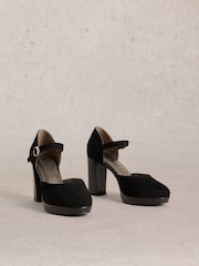 White Stuff Black Priscilla Platform Shoes - Image 2 of 4