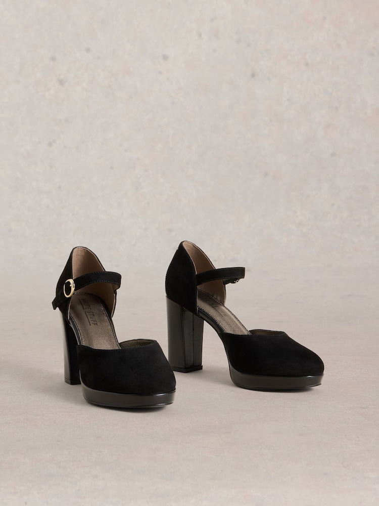 White Stuff Black Priscilla Platform Shoes - Image 2 of 4