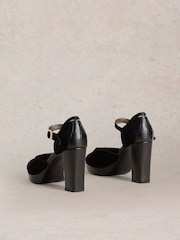 White Stuff Black Priscilla Platform Shoes - Image 3 of 4