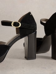 White Stuff Black Priscilla Platform Shoes - Image 4 of 4